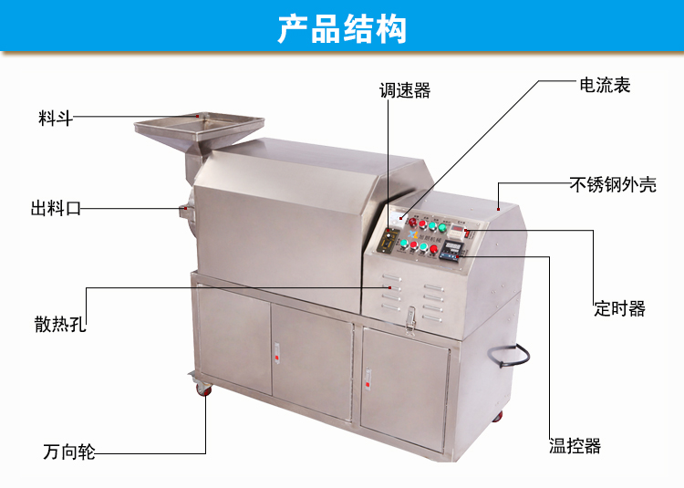 豪華炒貨機結構圖