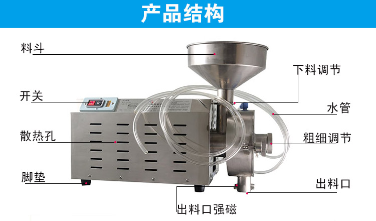 五谷雜糧磨粉機結(jié)構(gòu)